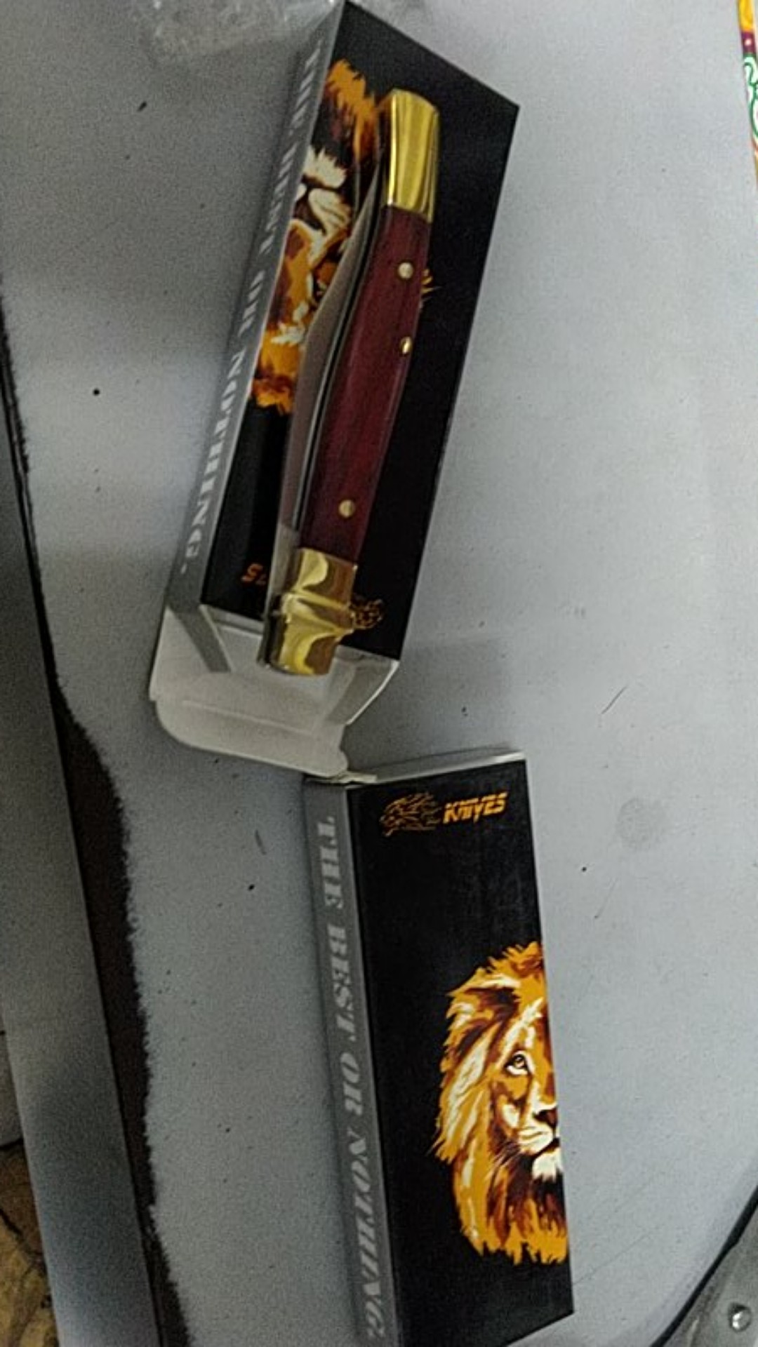 Pisau Knives Sr118a/ Pisau Lipat Kecil Saku/ Mini Knife Handle Tembaga Original