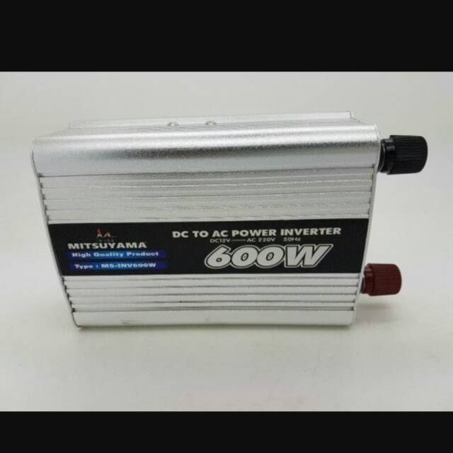 POWER INVERTER MITSHUYAMA 600WAT ALAT PENGUBAH ARUS DC KE AC