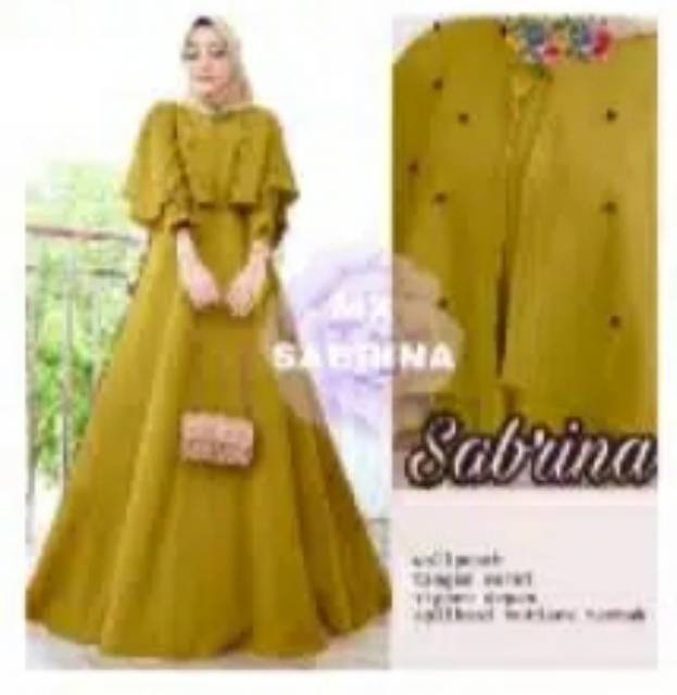 maxi Sabrina mutiara gamis Sabrina mutiara