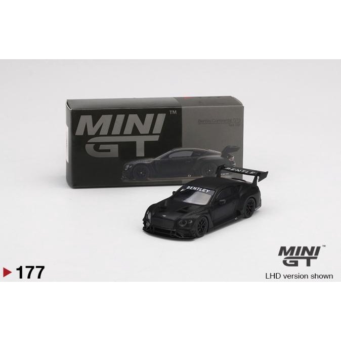 1/64 MGT 177 Bentley Continental GT3 Test Car MiniGT Mini GT Diecast