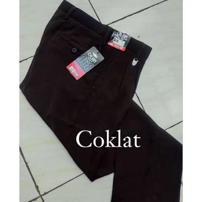 Celana CALBIN Formal  (100 % Original ) Size 27 - 42