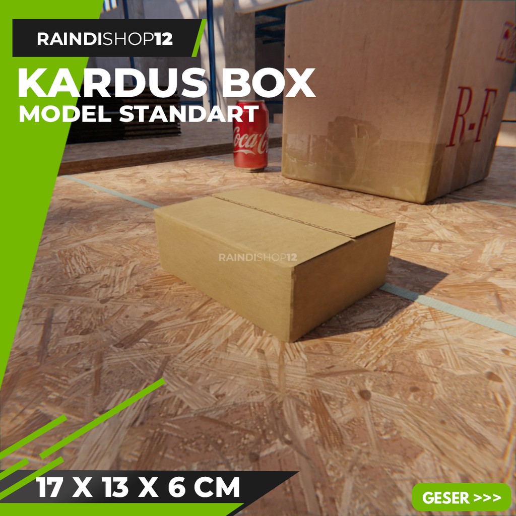 

BOX 17 X 13 X 6 CM KARDUS KOTAK KEMASAN PACKAGING KADO POLOS