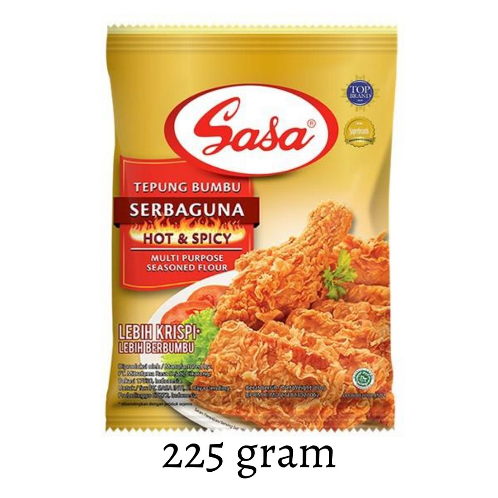 

Sasa Tepung Bumbu Serbaguna Hot & Spicy - 225 gr