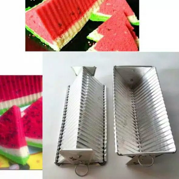 Loyang Bolu Puding Semangka Segitiga Geret