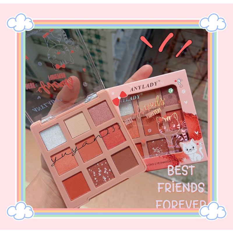 PROMO!!!EYESHADOW 9 COLOUR BEST FRIENDS FOREVER ANY LADY 925/923