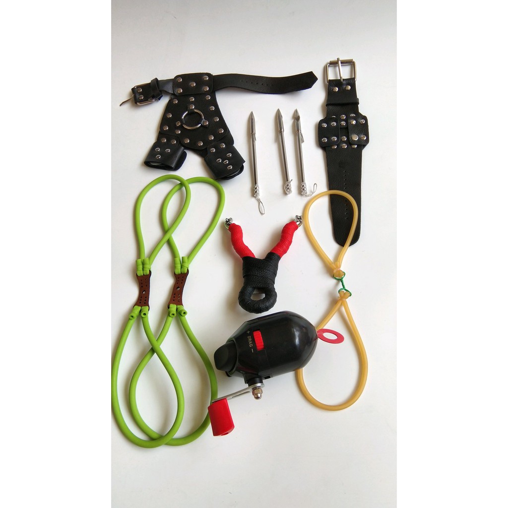 slingshot fishing katapel ikan panah ikan reel pancing jepretan padox