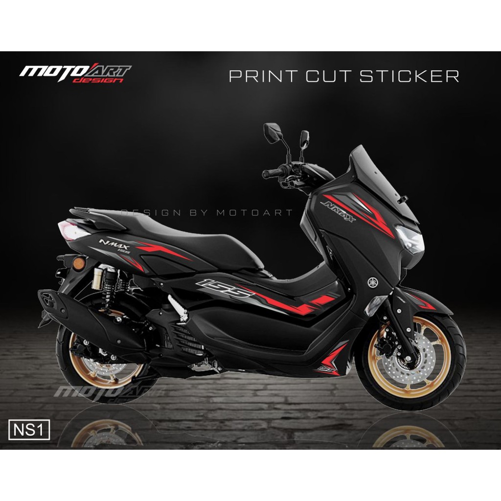 NEW STICKER YAMAHA ALL NEW NMAX MOTIF PRINT CUTTING