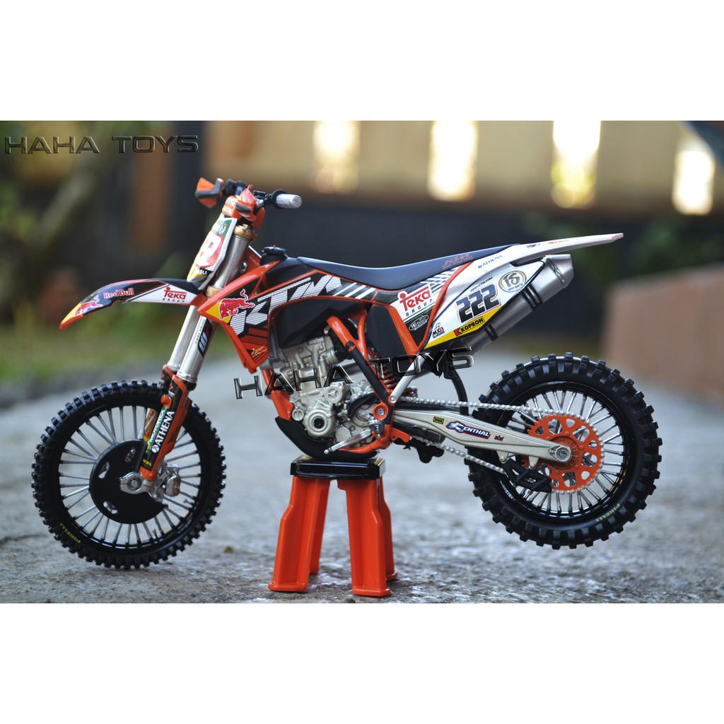 Diecast /Miniatur Motor Trail/Cross KTM 350 SX-F Antonio Carioli 2011