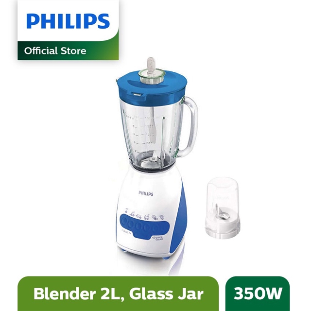 Philips HR2116 Blender Dan Juicer Gelas Kaca Kapasitas 2 Liter