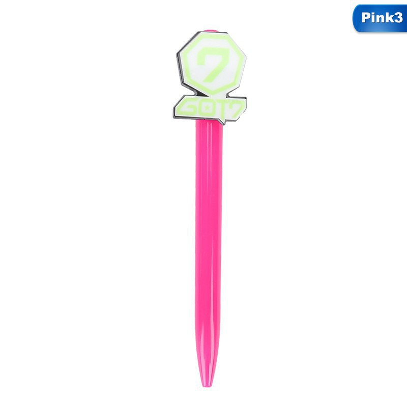 

Dekorasi Yo Yo Store 1PC KPOP EXO BTS Bangtan Boys GOT7 Silicone Acrylic Head Office Pen Fans