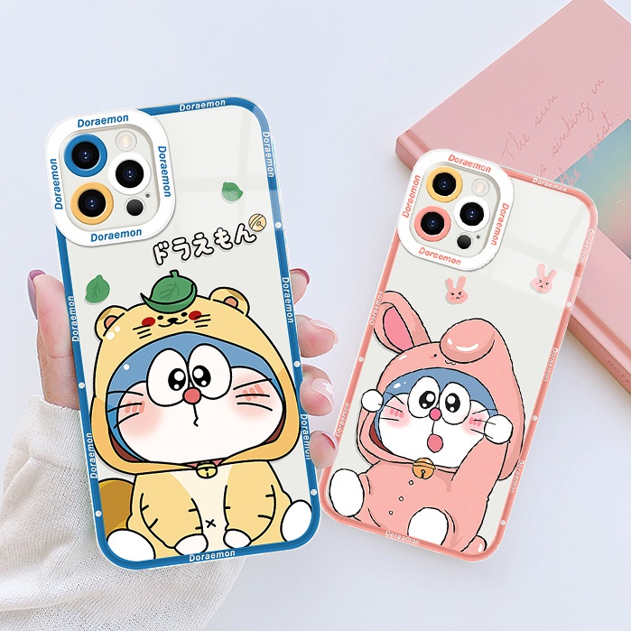 Soft Case Silikon TPU Transparan Motif Kucing Untuk Iphone 14 12 13 6 6S 7 8 Plus X XS XR 11 Pro Max