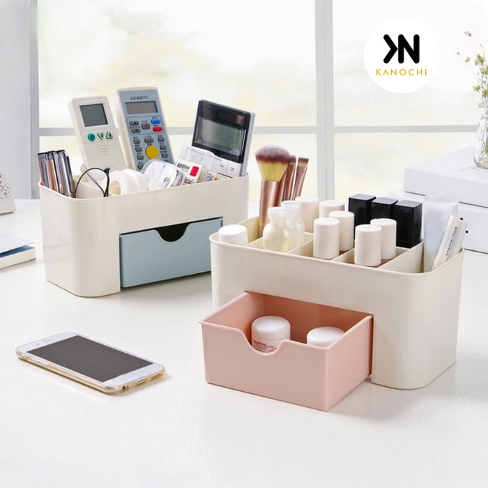 Rak Meja Tempat Organizer Kosmetik ATK Desktop Storage Makeup Brush