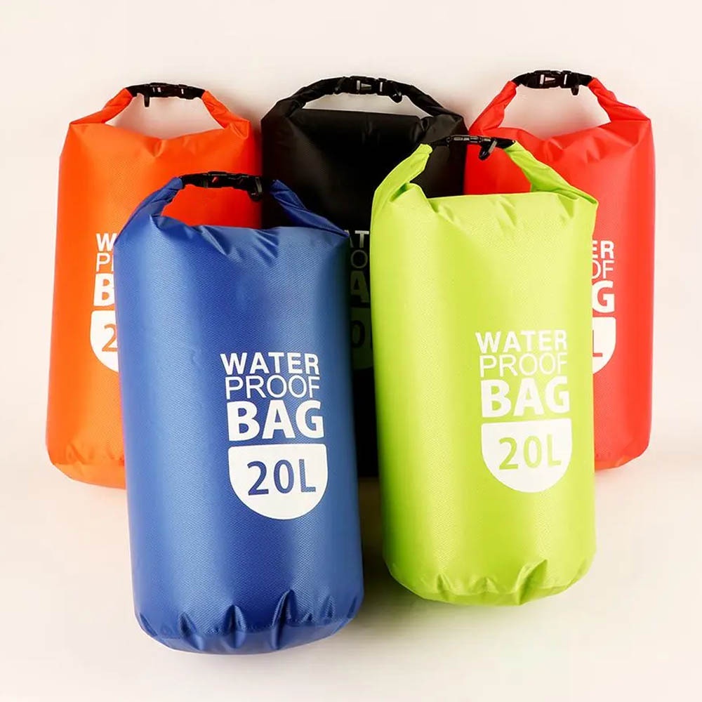 Dry Bag 20 Liter Tas Anti Air Diving / Snorkling / Berenang serbaguna Tas Penyimpanan Waterproof RANDOM