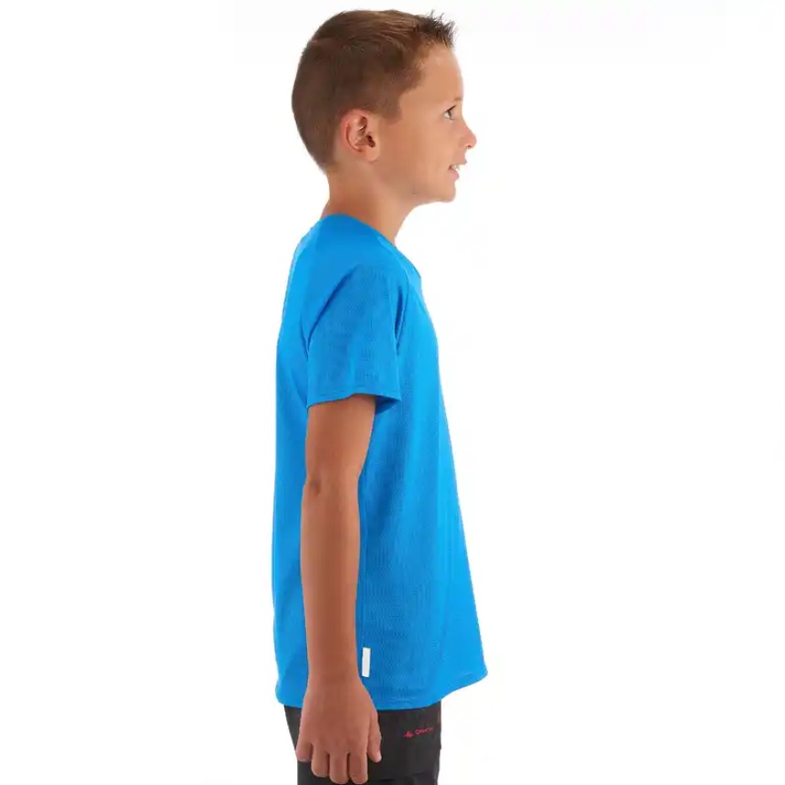 QUECHUA MH500 Kaus Anak Unisex T-Shirt Hiking Ringan