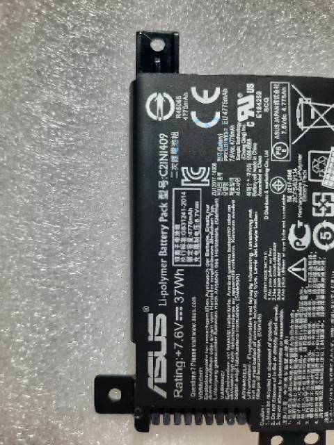 Baterai Laptop ASUS C21N1409 A455L X455L A555L X555L Original