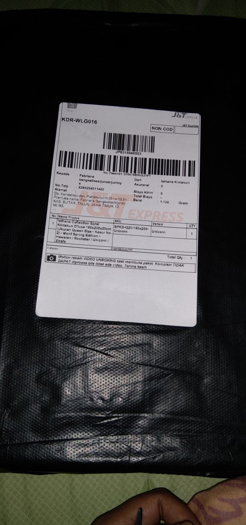 Kintakun Isthana - Sprei Kintakun Dluxe 160x200 - Hawaian / Rockstar / Unicorn / Zirafa