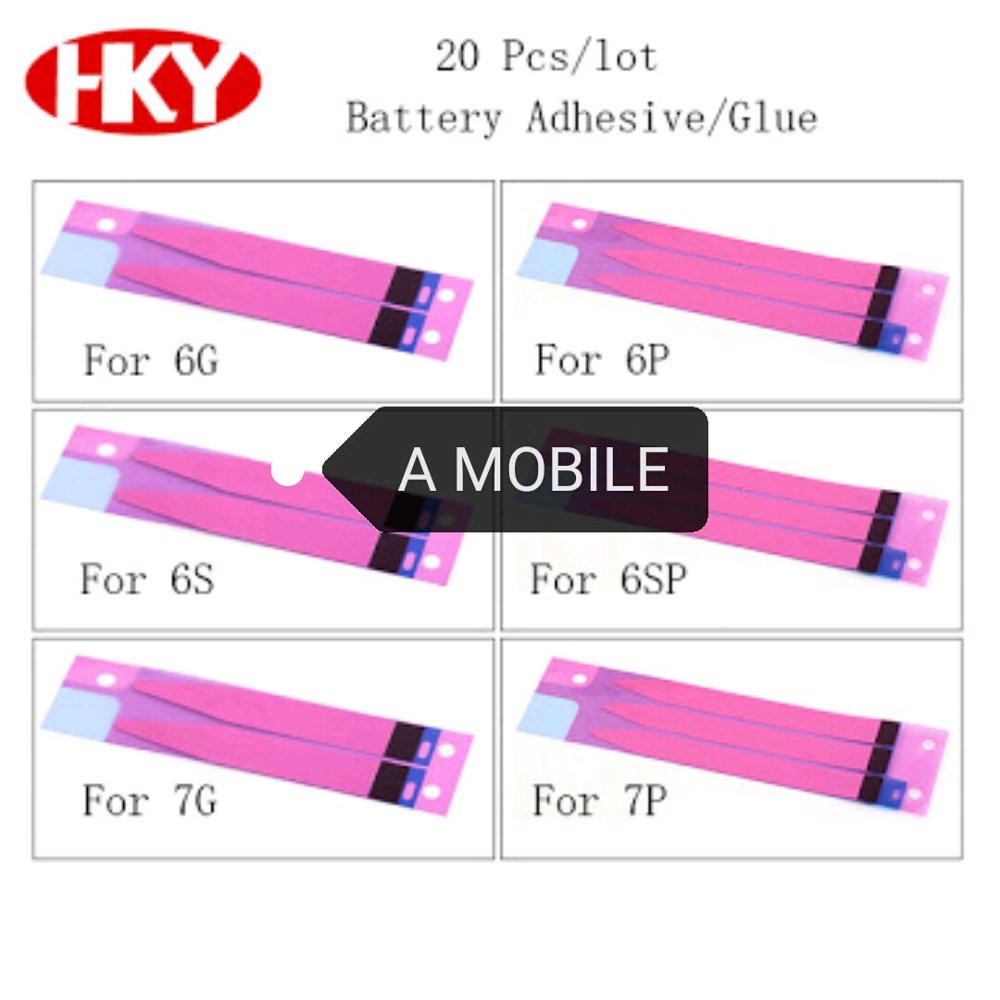 

Lem Sticker Adhesive Battery IPhone 6 6G 6S 6S Plus 6Plus 7 7plus 6splus Double Tep Baterai