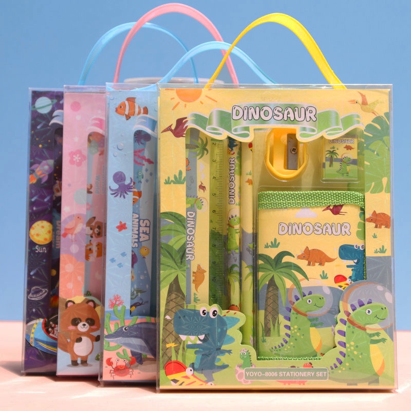

[LOGU] Stationery set anak, Alat tulis set 6 in 1 hadiah souvenir