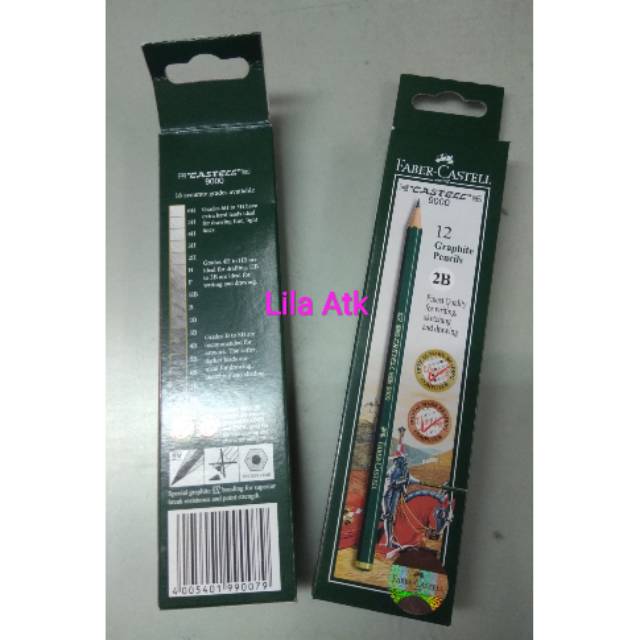 

Pensil Faber castell 2B