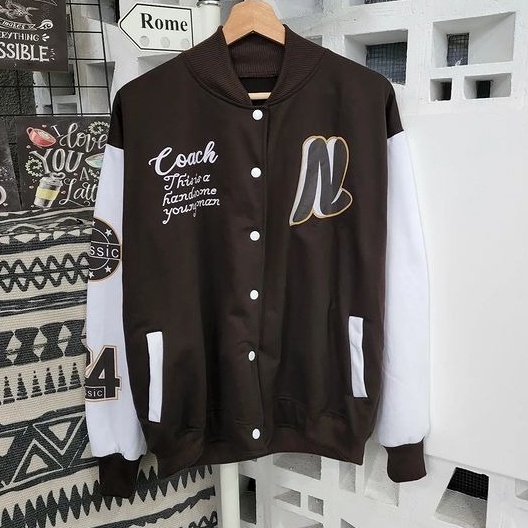 MVP - N Baseball XXL - Jaket Baseball Oversize Unisex