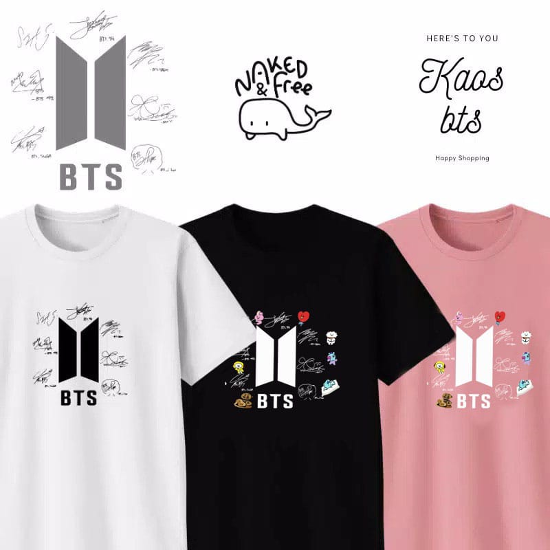 BAJU ANAK BT21 KAOS BTS ANAK BAJU BT21 ANAK PEREMPUAN BAJU BTS ANAK