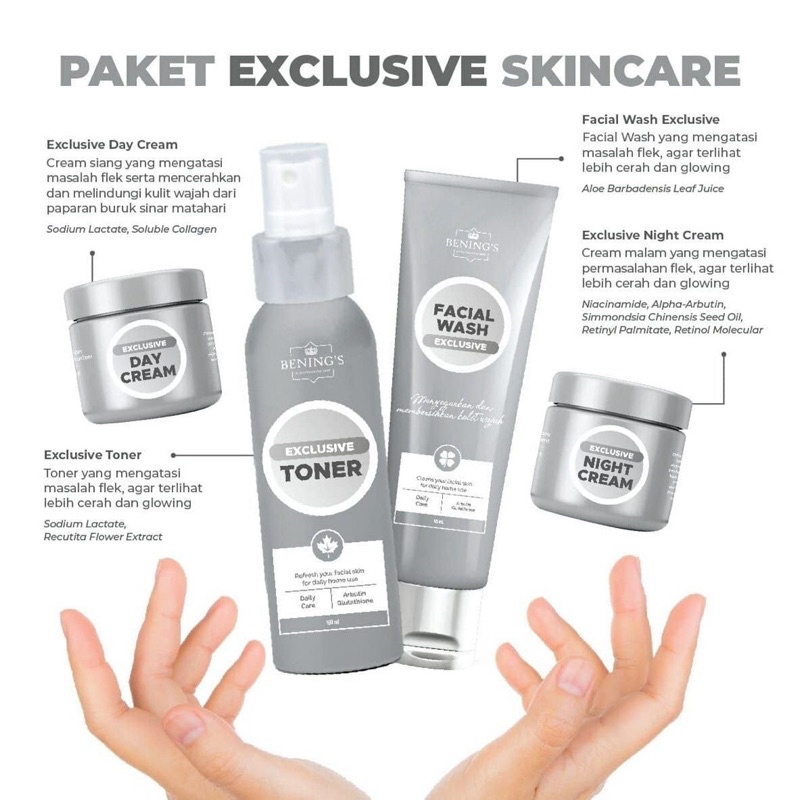 bening’s skincare paket exclusive
