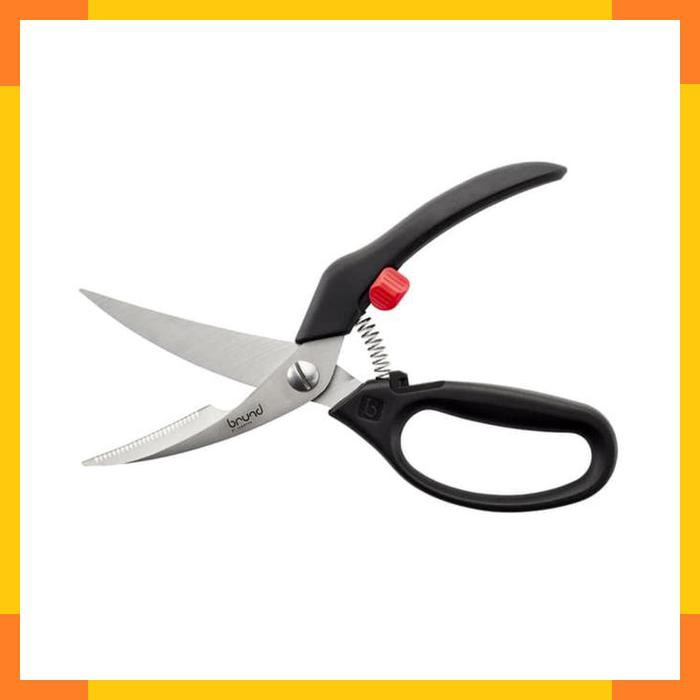 

Brund Gunting Dapur Easycut Scissors Hitam Black Scissors