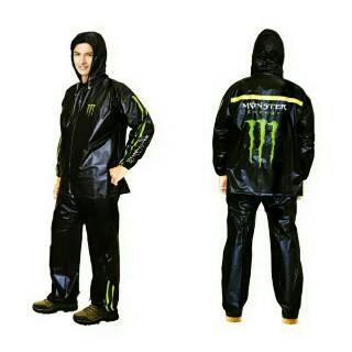 FELWINSHOP Jas Hujan Jaket Celana Monster Scotchlight Indoplast Monster