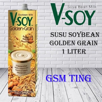 

VSOY Golden Grain Susu UHT Soybean Milk 1 Liter