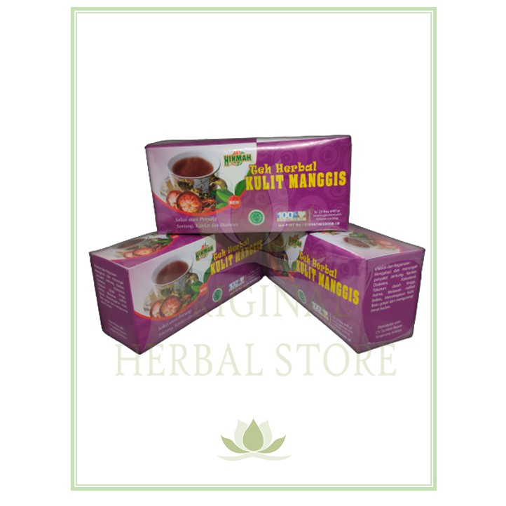 

Teh Celup Kulit Manggis Hikmah Isi 20 - Teh Herbal Mengobati Jantung Kanker Diabetes Darah Tinggi