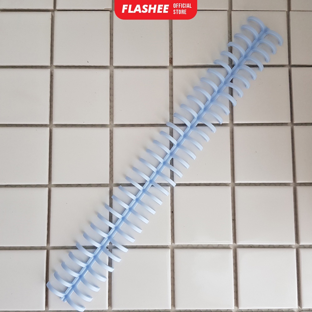 

Flashee Ring Binder DIY Spiral Binder Strip Loose Leaf Binding Strip Sky Blue