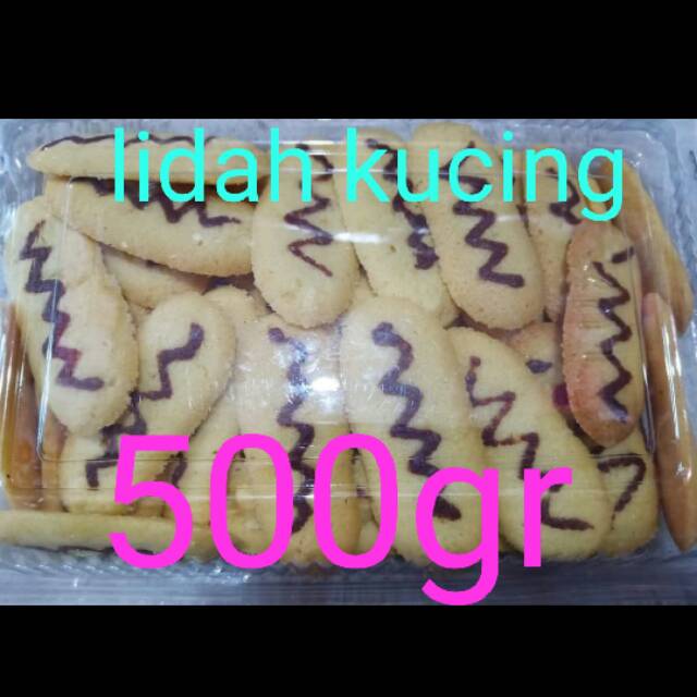 

Lidah kucing-500gr-kue kering-manis-gurih-renyah-makanan ringan-camilan murah
