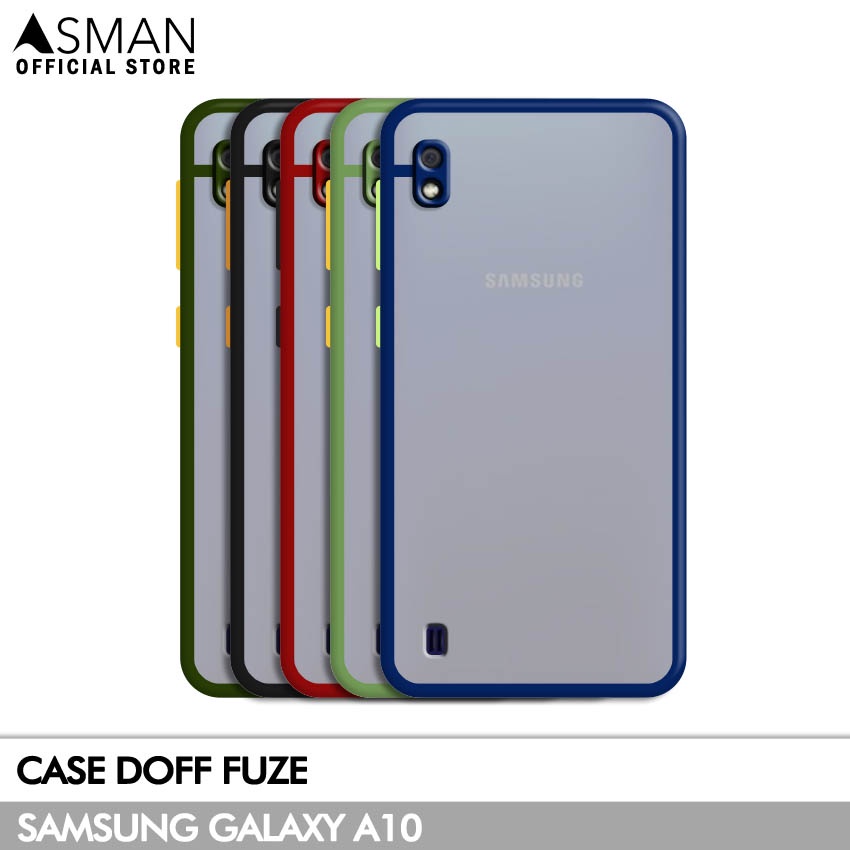 Asman Case Samsung Galaxy A10 Doff Fuze Premium Shield Protector