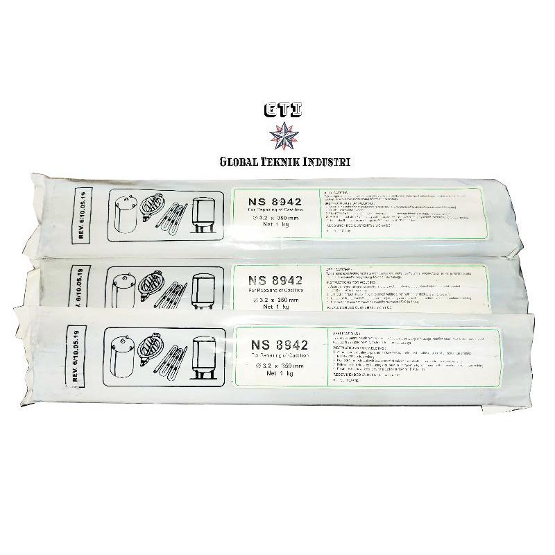 Kawat las Cor NIKKOSTEEL NS 8942 Cast Iron ukuran 3.2 MM