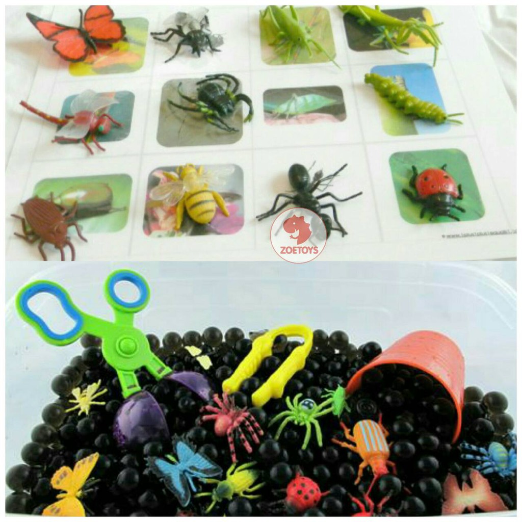 Zoetoys Small Spider B | Aneka Mainan Hewan Kecil Binatang Figurine Animals | Mainan Edukasi Anak