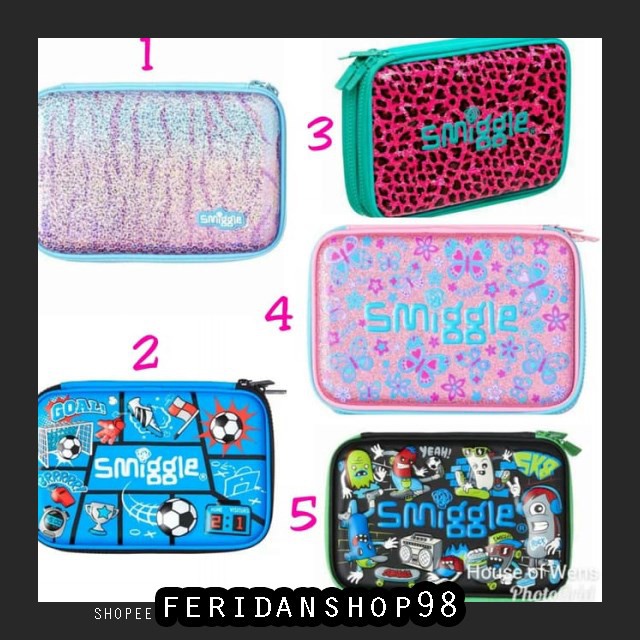 

BT936 SMIGGLE SAYS DOUBLE BEST HARDTOP PENCIL CASE - TEMPAT PENSIL SMIGGLE - BIRU BY FERIDANSHOP98