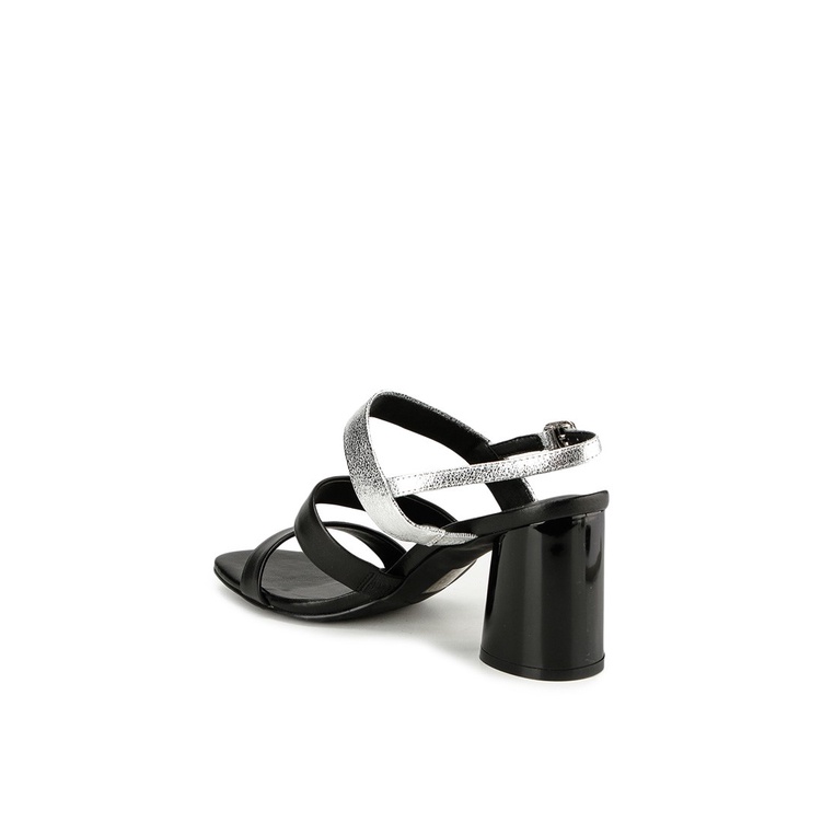 SANDAL HEEL KULIT OBERMAIN HEELS WANITA ORIGINAL SLINGBACK HITAM OW19