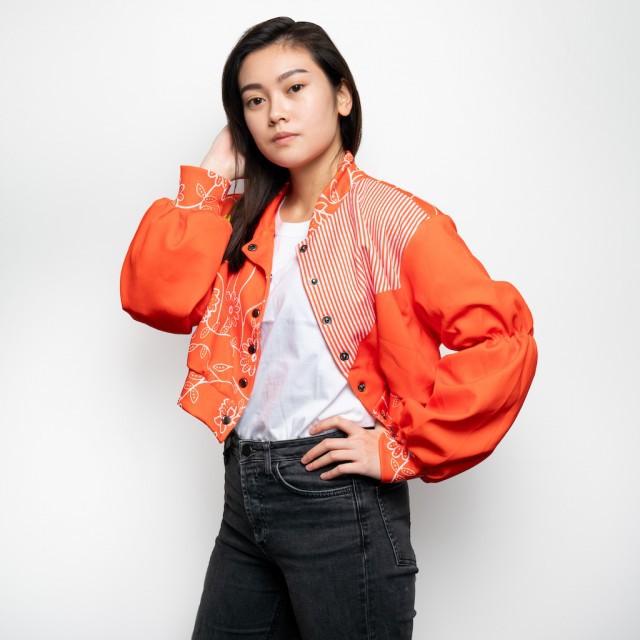 batik bomber jacket