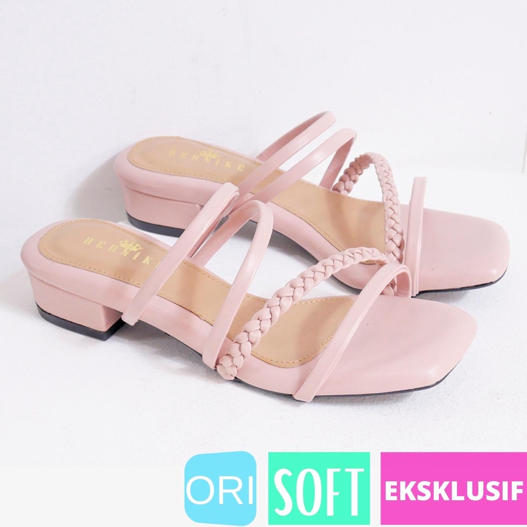 ANGGUN SEPATU MULE SHOES 3 cm Sepatu Pernikahan Wanita Sendal Pernikahan Wanita Sepatu Wedding Wanit