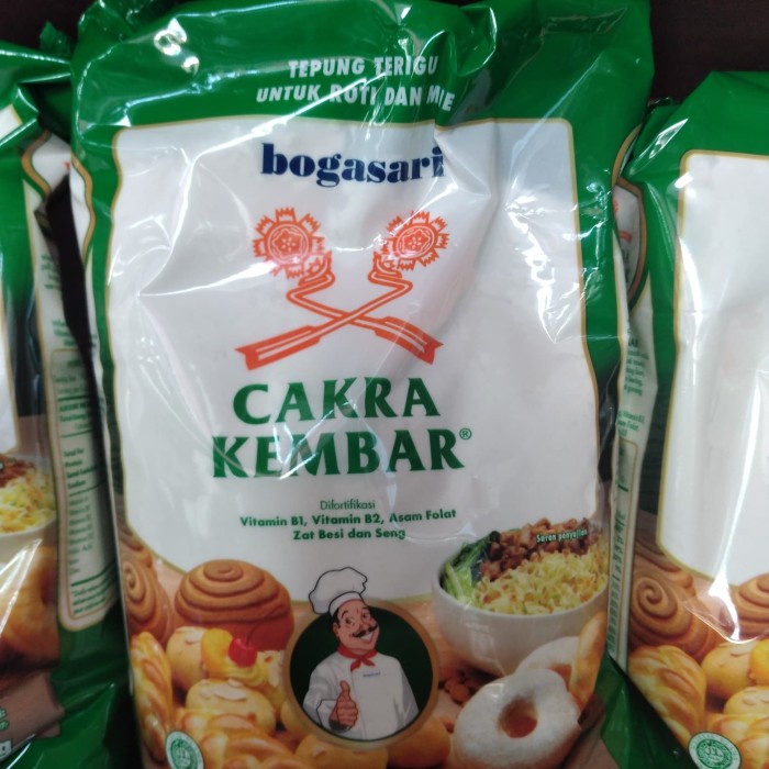 

gtg2011bb Tepung Cakra+Cakra Kembar Premium 1Kg+Untuk Membuat Roti Dan Mie Da01D100