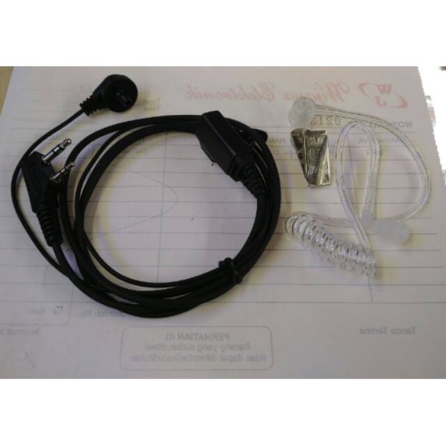 Jual headset HT china FBI/Paspampres