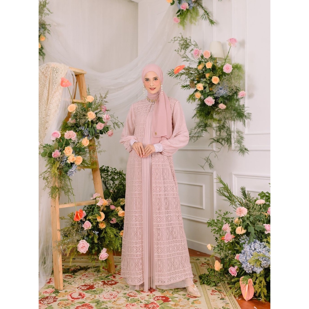Aurelia Dress Dewasa Rosepink by Ainayya