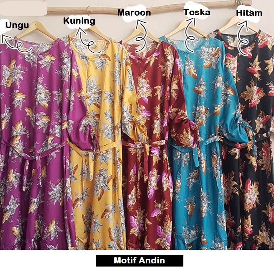 GAMIS KATUN JUMBO JEPANG MOTIF SUNRISE RASTI ETNIK RETRO POLKADOT VINTAGE MAYUNG BUSUI