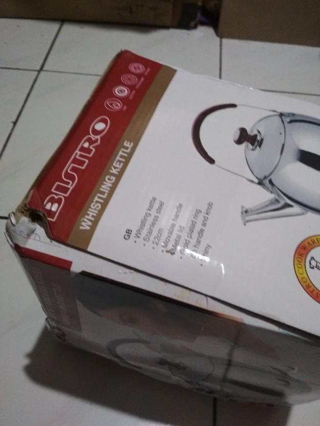 Teko Air Bisa Bunyi Stainless Steel Bahan Tebal/ Bistro Kettle Ma002