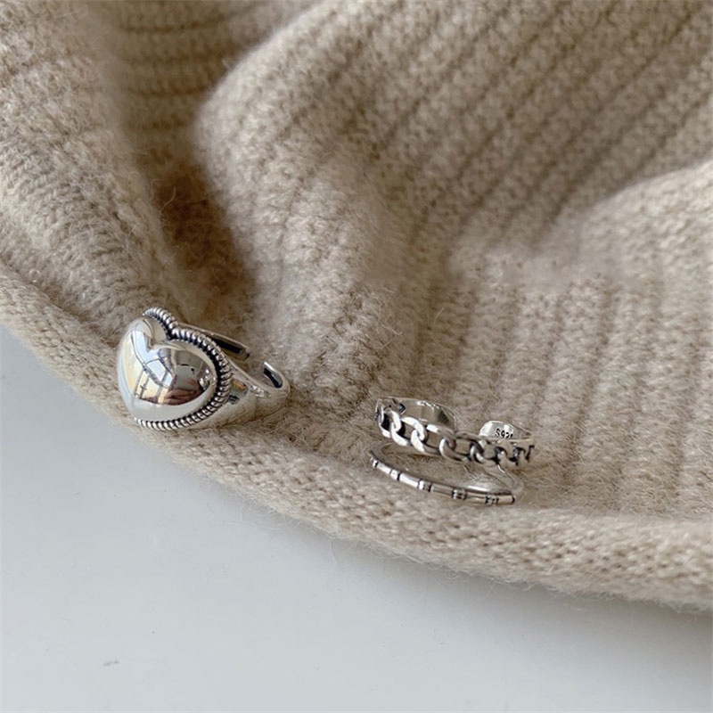Fashion Cinta Cincin,Kepribadian Retro Pembukaan,Indah Wanita Pria Pernikahan Pertunangan,Perhiasan Hadiah