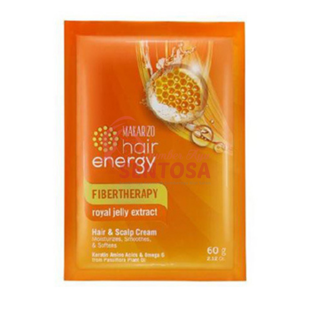 MAKARIZO HAIR ENERGY FIBERTHERAPY HAIR &amp; SCALP CREAMBATH 60ML