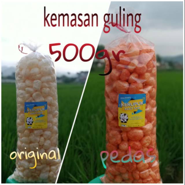 

Kerupuk kulit asli 500gr