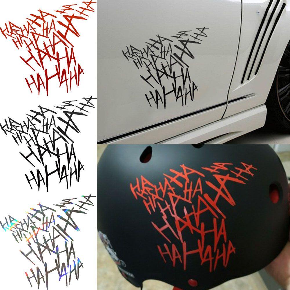 Stiker Mobil Populer Lucu Reflektif Decor Truk Laptop Dekorasi Otomatis Helm Motor