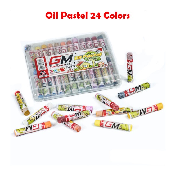 

Original Oil Pastel 24 Warna seperti Faber Castel Crayon Krayon 24 Warna Pensil Warna