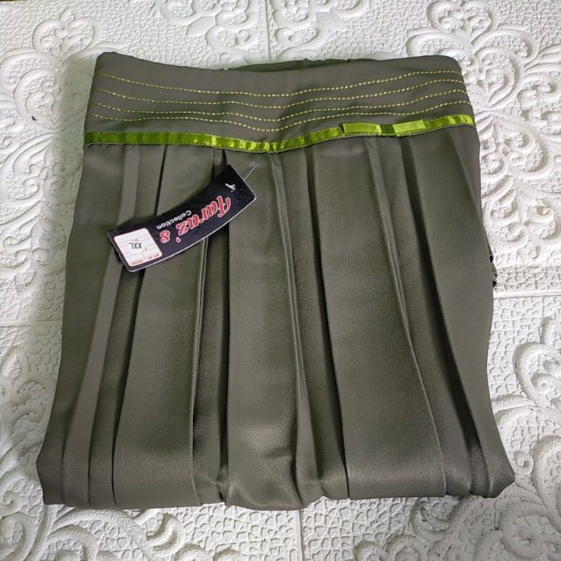COD ROK KANTOR PLISKET//BAHAN KATUN PREMIUM//SIZE M, L ,XL ,XXL ,XXXL.-ARMY